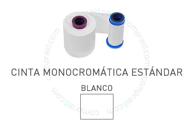 Cinta color negro 800077-709 para personalizado de tarjetas pvc preimpresas