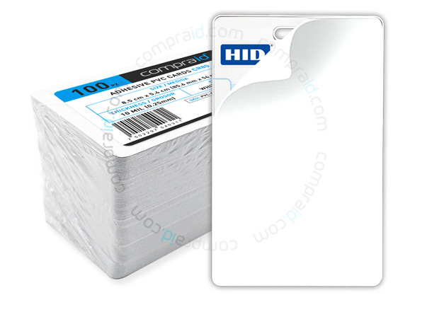 Tarjetas en pvc adhesivo para pegar sobre tarjetas de proximidad