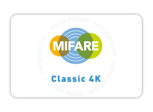 Tarjeta mifare rfid a 13.56 MHz con chip original nxp de 4K de memoria